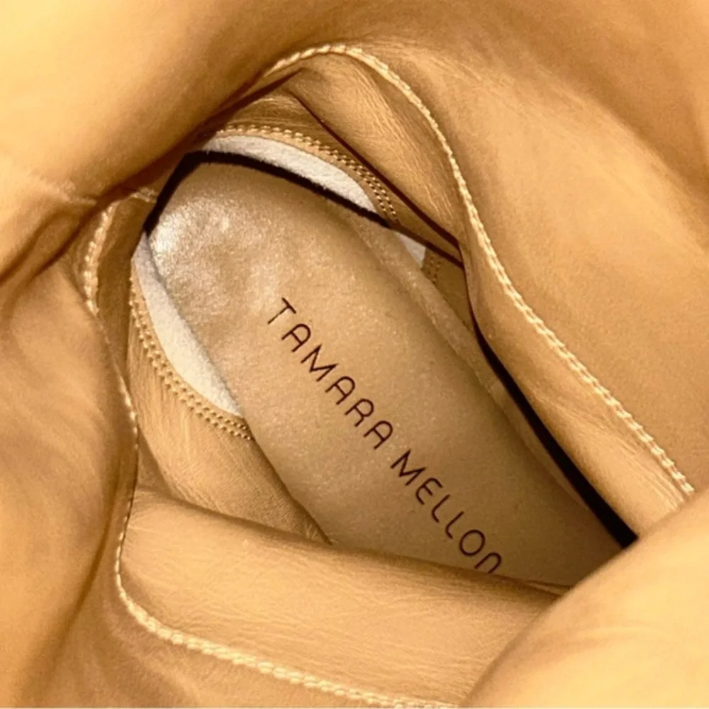 Tamara‎ Mellon Brown Leather Heeled Riding Boots - Picture 6 of 8